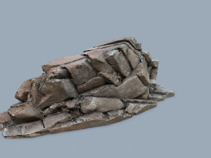 Desert rocks Model 3D