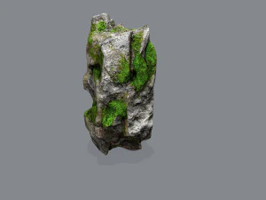 Mossy rocks 3D Model