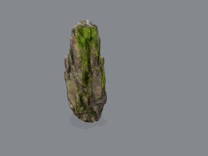 Mossy rocks 3D Model