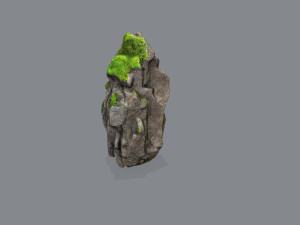 Mossy rocks 3D Модель