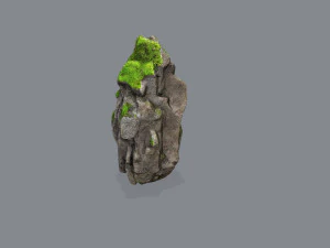 Mossy rocks 3D Model