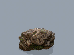 Mossy rocks 3D मॉडल