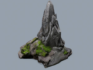 Mossy rocks 3D मॉडल