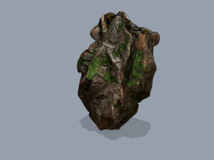 Mossy rocks 3D Model