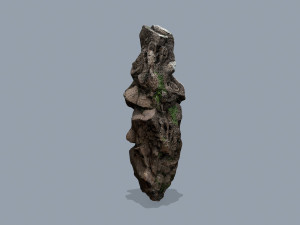Mossy rocks 3D मॉडल