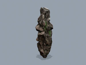 Mossy rocks 3D Model