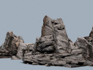Cliff rocks 3D 모델