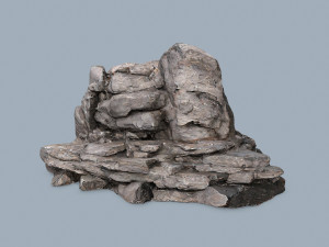 Cliff rocks 3D Model