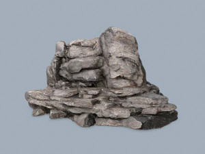 Cliff rocks 3D Model