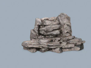 Cliff rocks 3D Model