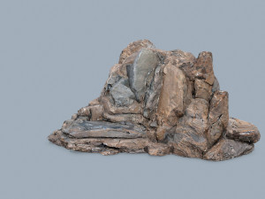 Cliff rocks 3D Model