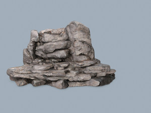 Cliff rocks 3D Model