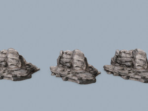 Cliff rocks 3D Model