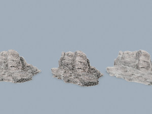 Cliff rocks 3D Model