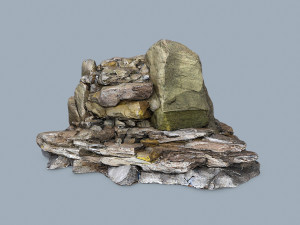 Cliff rocks 3D Модель