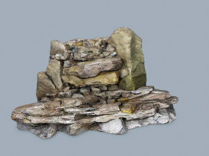 Cliff rocks 3D Model