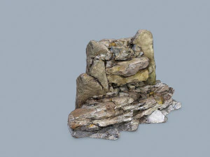 Cliff rocks 3D Model