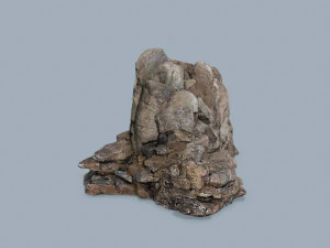 Cliff rocks 3D Model