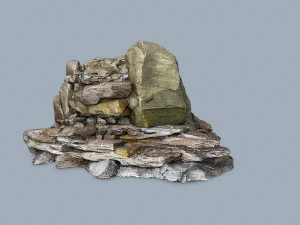 Cliff rocks 3D Model