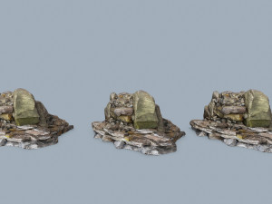 Cliff rocks 3D Модель