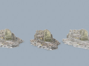 Cliff rocks 3D Модель
