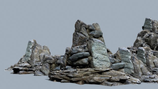 Cliff rocks Modèle 3D .c4d .max .obj .3ds .fbx .stl .blend