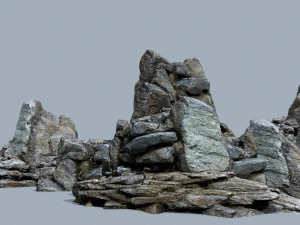 Rochas do penhasco Modelo 3D