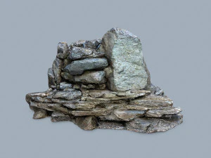 Cliff rocks 3D Model