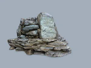 Cliff rocks 3D Model