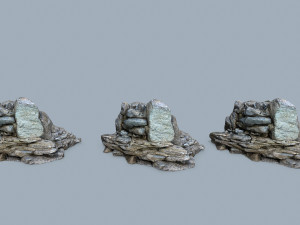 Cliff rocks Modèle 3D
