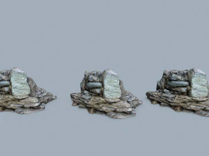 Cliff rocks 3D Model