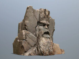 Dağın y&uuml;z&uuml; 3D Model