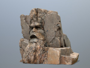 Face of the mountain 3D 모델