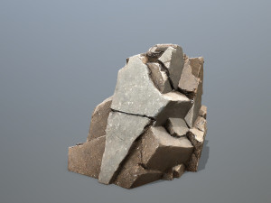 Face of the mountain 3D 모델
