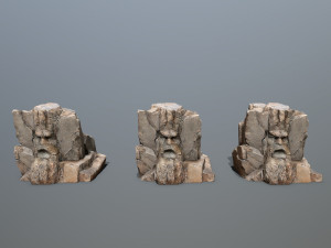 Face of the mountain 3D 모델