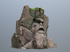 Face of the mountain 3Dモデル