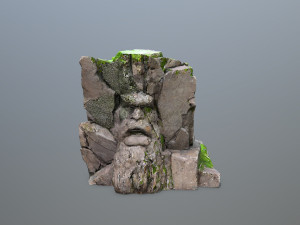 Face of the mountain 3Dモデル