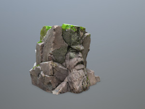 Face of the mountain 3Dモデル