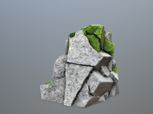 Face of the mountain 3Dモデル