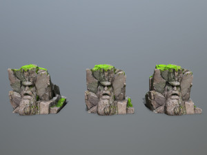 Face of the mountain 3Dモデル