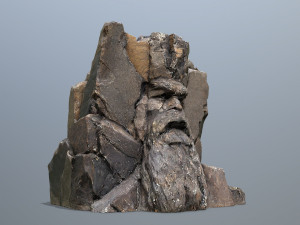 Face of the mountain 3D Model