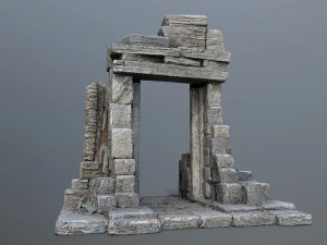 Ruin Gate 3D Model