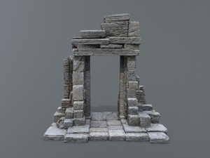 Ruin Gate 3D Model