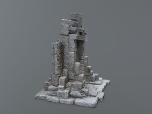 Ruin Gate 3D Model