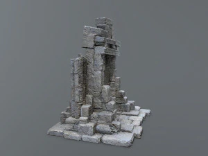 Ruin Gate 3D Model