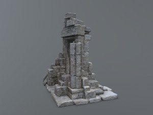 Ruin Gate 3D Model