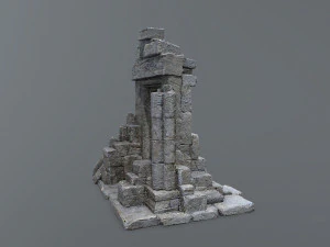 Ruin Gate 3D Model
