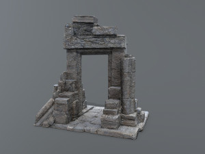 Ruin Gate 3D Model