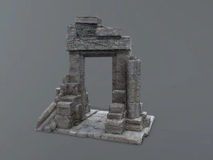 Ruin Gate 3D Model