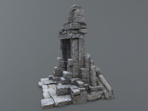 Ruin Gate 3D Model